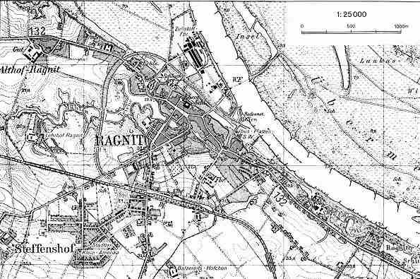 Рагнит: карта города
